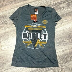 Harley‎ Davidson moisture Wicking V Neck women’s small 179